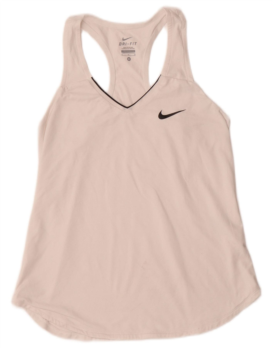Damska kamizelka NIKE Dri Fit UK 12, średni biały poliester