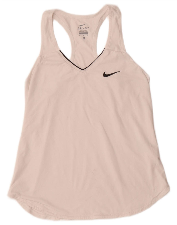 Damska kamizelka NIKE Dri Fit UK 12, średni biały poliester