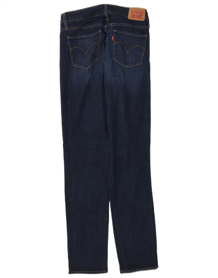 Damskie jeansy Levi's 712 Slim W28 L32 Granatowa bawełna