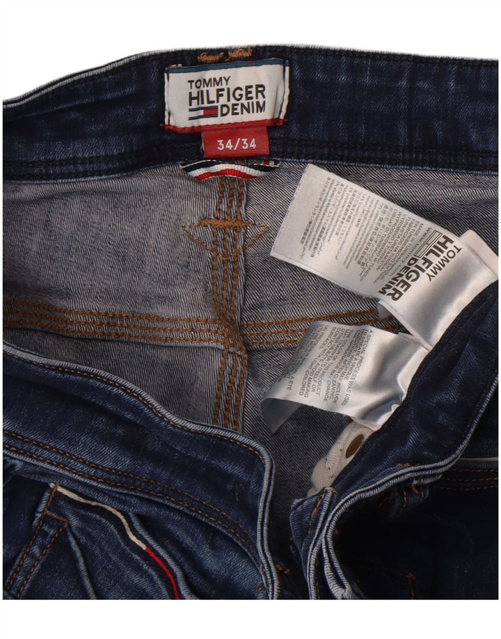 Męskie dżinsy Tommy Hilfiger Ryan Bootcut W34 L34 Niebieska bawełna