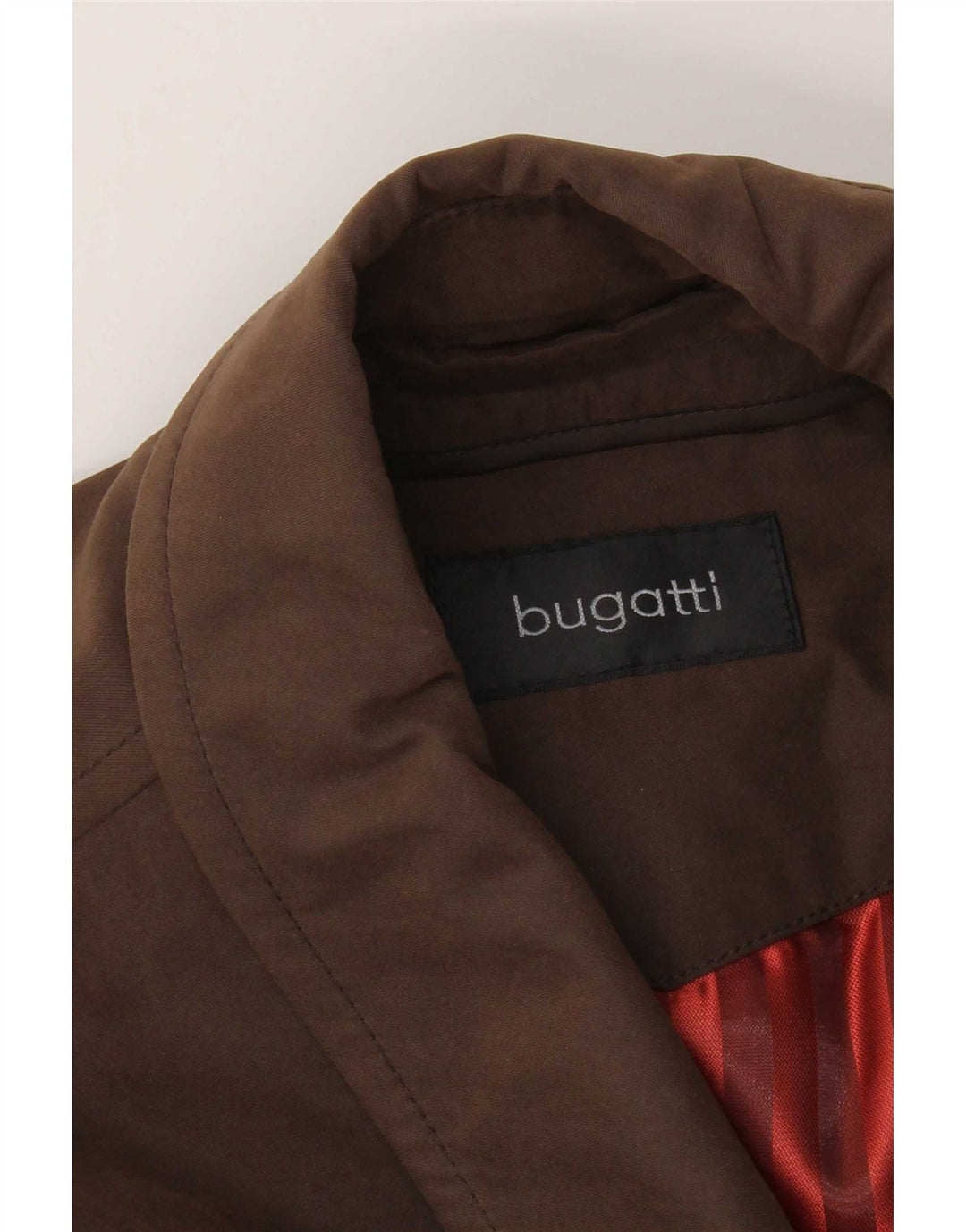 Płaszcz męski Bugatti EU 54 2XL brązowy poliester