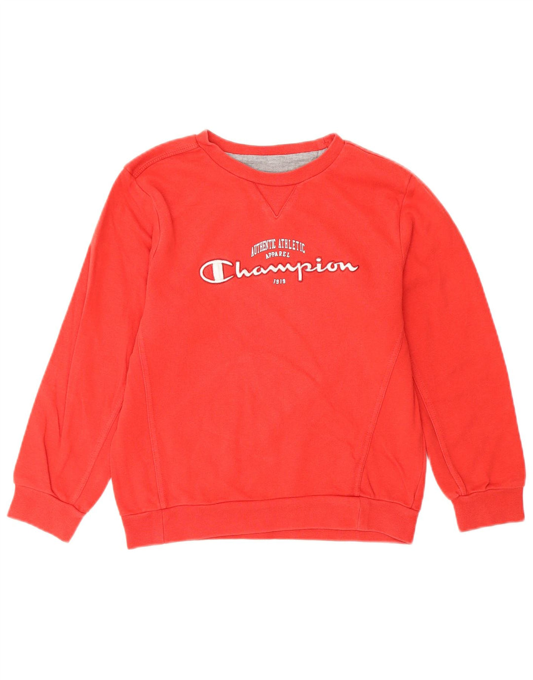 Bluza Champion Girls Rochester Graphic Jumper 7-8 lat, mała, czerwona
