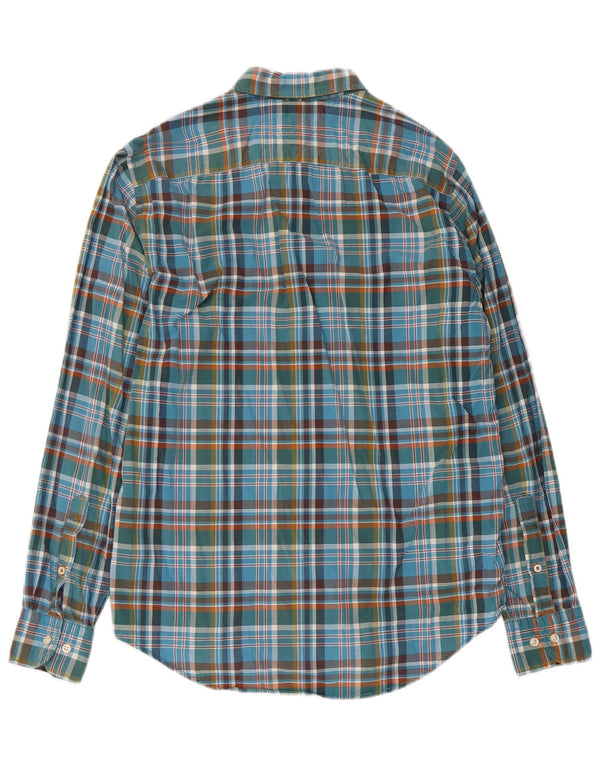 Męska koszula Tommy Hilfiger New York Fit w małą niebieską kratkę, bawełniana