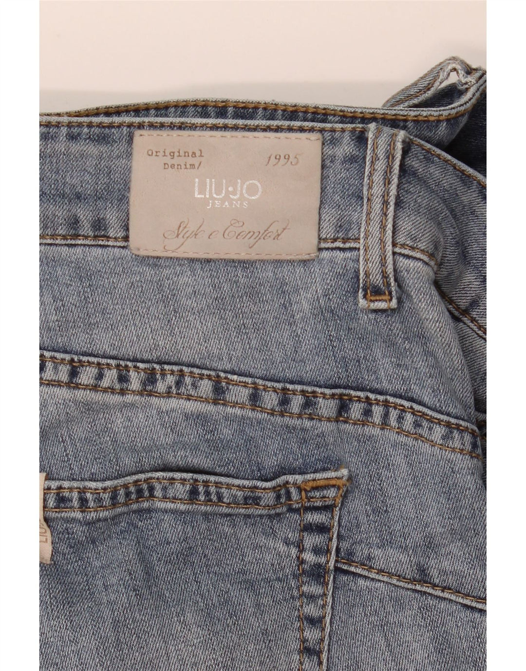 Damskie jeansy Liu Jo w trudnej sytuacji W30 L30 Niebieskie