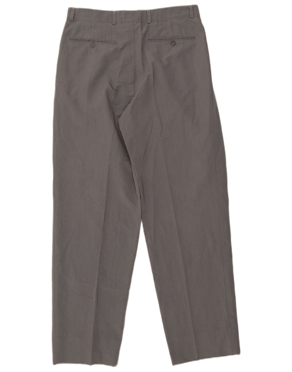 Męskie spodnie chino w stylu vintage IT 48 Medium W32 L32 Szary poliester