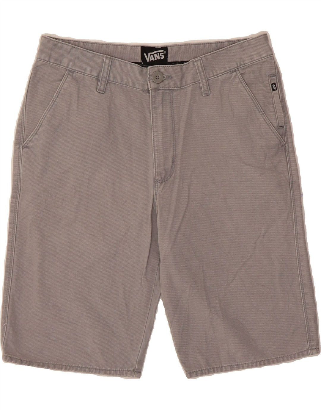 VANS Mens Chino Shorts W30 Medium  Grey Cotton Vintage Vans and Second-Hand Vans from Messina Hembry 