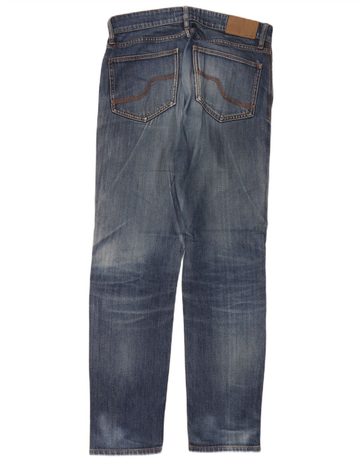 Męskie jeansy slim fit Fat Face W30 L32 Niebieskie bawełniane