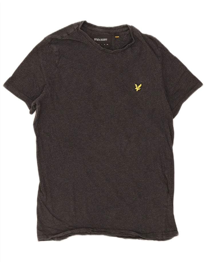 T-shirt męski Lyle & Scott, mały, szary, bawełniany