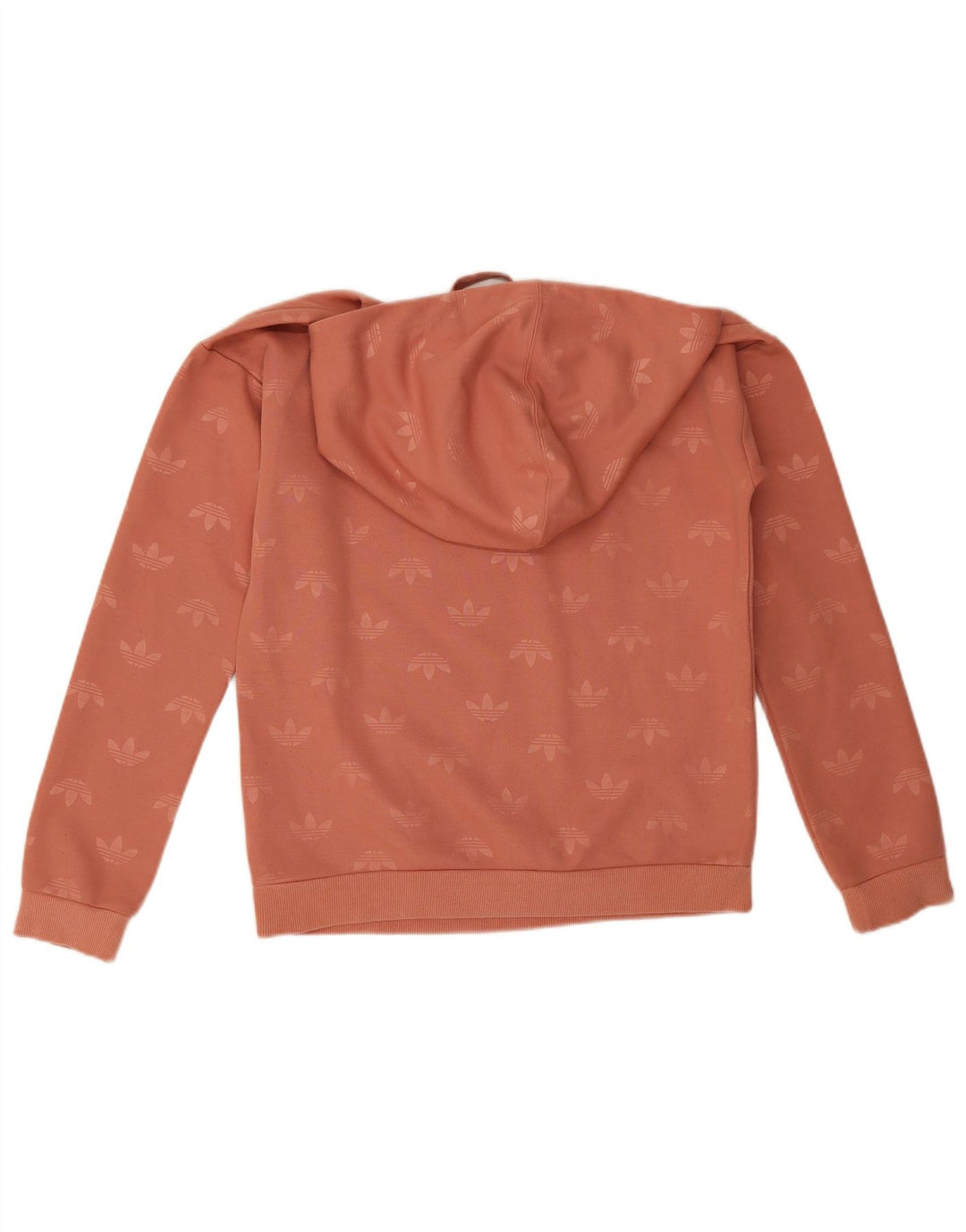 Damska bluza z kapturem Adidas Oversized Graphic UK 10 Mały pomarańczowy poliester