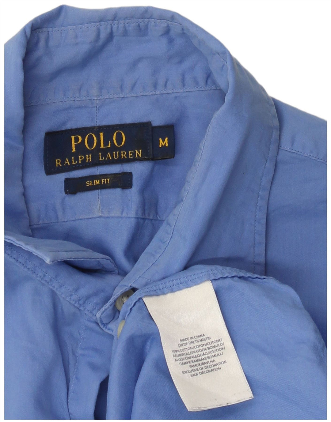 POLO RALPH LAUREN Męska koszula slim fit, bawełniana, w kolorze średnioniebieskim