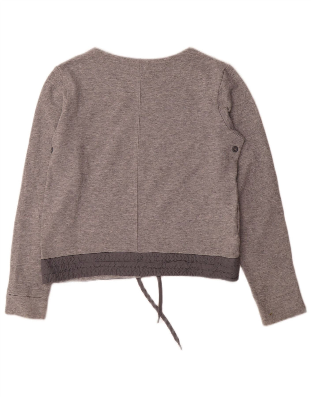 Damska bluza dresowa Nike Crop UK 10, mała, szara bawełna