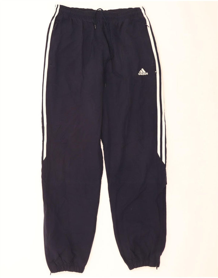 Adidas Męskie spodnie dresowe Joggery Średni granatowy poliester