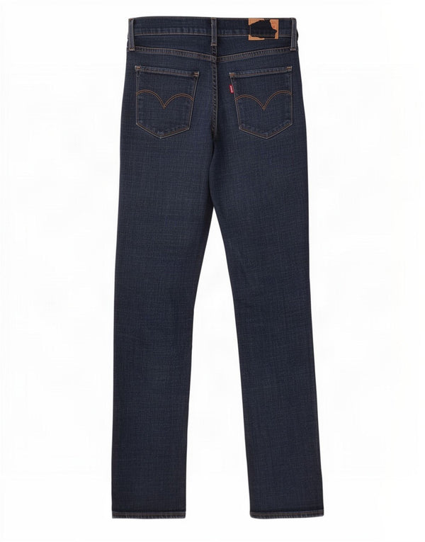 Damskie jeansy Levi's 312 Shaping W27 L32 Granatowa bawełna