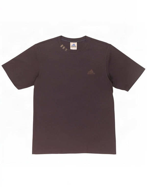 Adidas Męski T-shirt Top Duży Szary Poliester