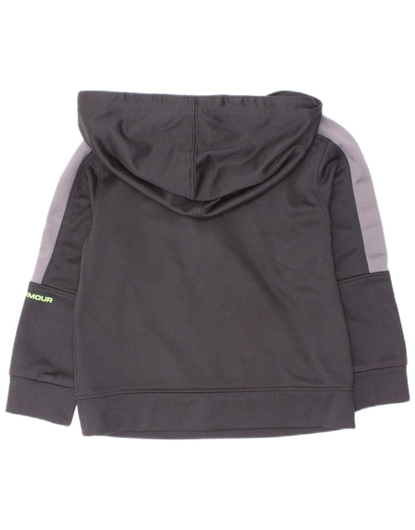 Bluza z kapturem Under Armour dla chłopców z grafiką, w wieku 18-24 miesięcy, w kolorze czarnym