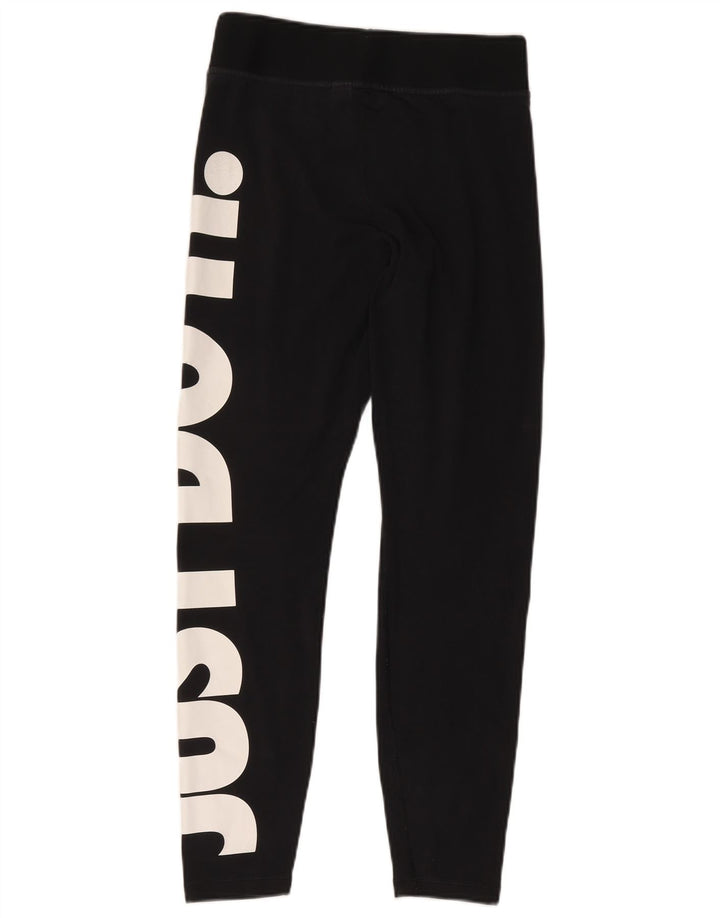 Damskie legginsy Nike Graphic UK 12, średni czarny poliester