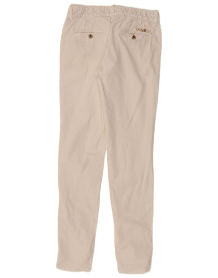 Damskie spodnie chino Tommy Hilfiger W27 L32 białe