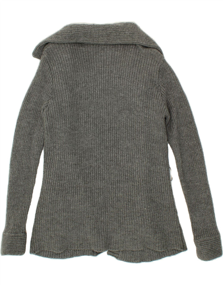 PAUL & SHARK Womens Open Cardigan Sweater UK 12 Medium Grey Vintage Paul & Shark and Second-Hand Paul & Shark from Messina Hembry 
