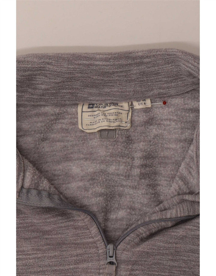 Damski sweter polarowy Mountain Warehouse z zamkiem błyskawicznym, EU 40, średni szary