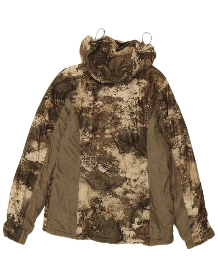 Damska kurtka wiatrówka oversize CABELA UK 6 XS w kamuflażu khaki