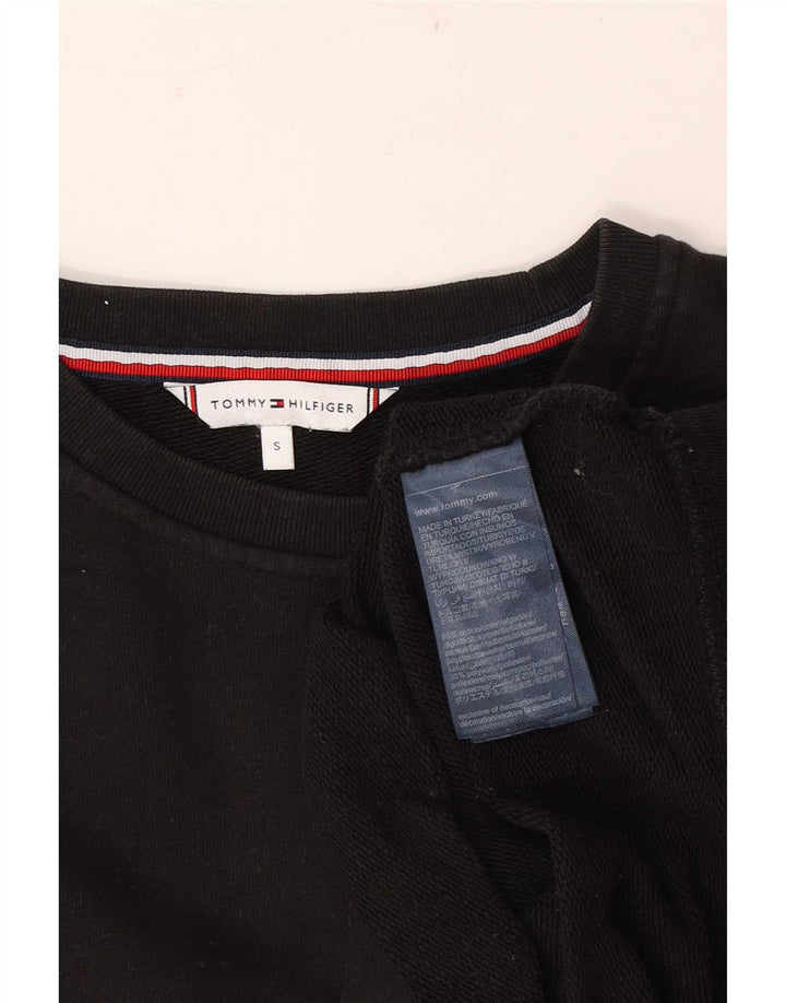Męska bluza Tommy Hilfiger, mała, czarna, bawełniana