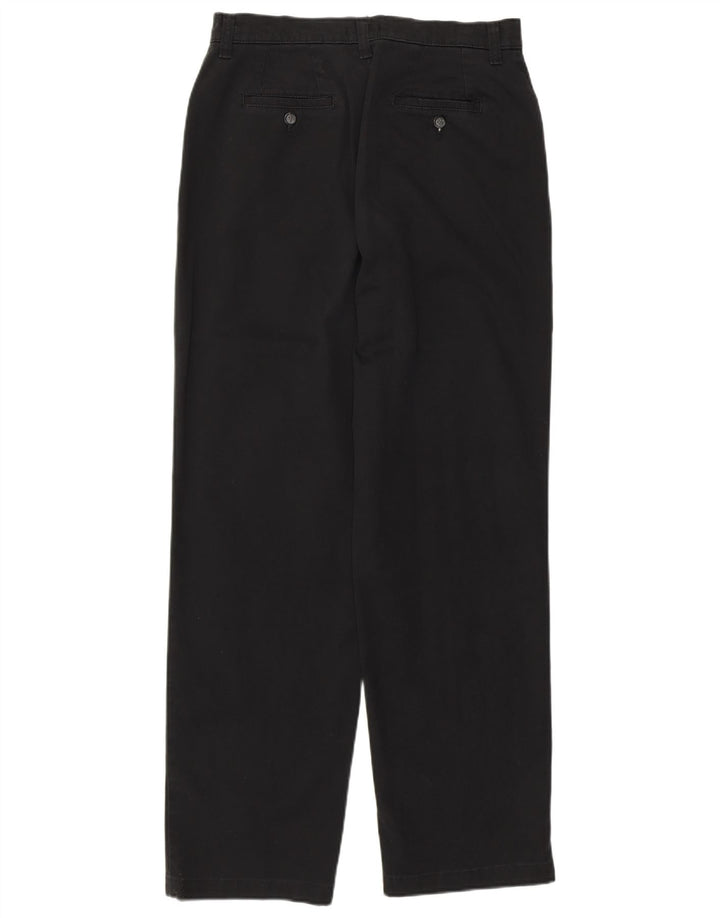 Damskie proste spodnie Lee US 8 Medium W30 L30 Czarna bawełna