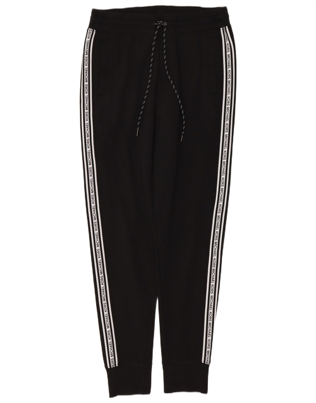 Męskie spodnie dresowe MICHAEL KORS z grafiką, małe, czarne, bawełniane