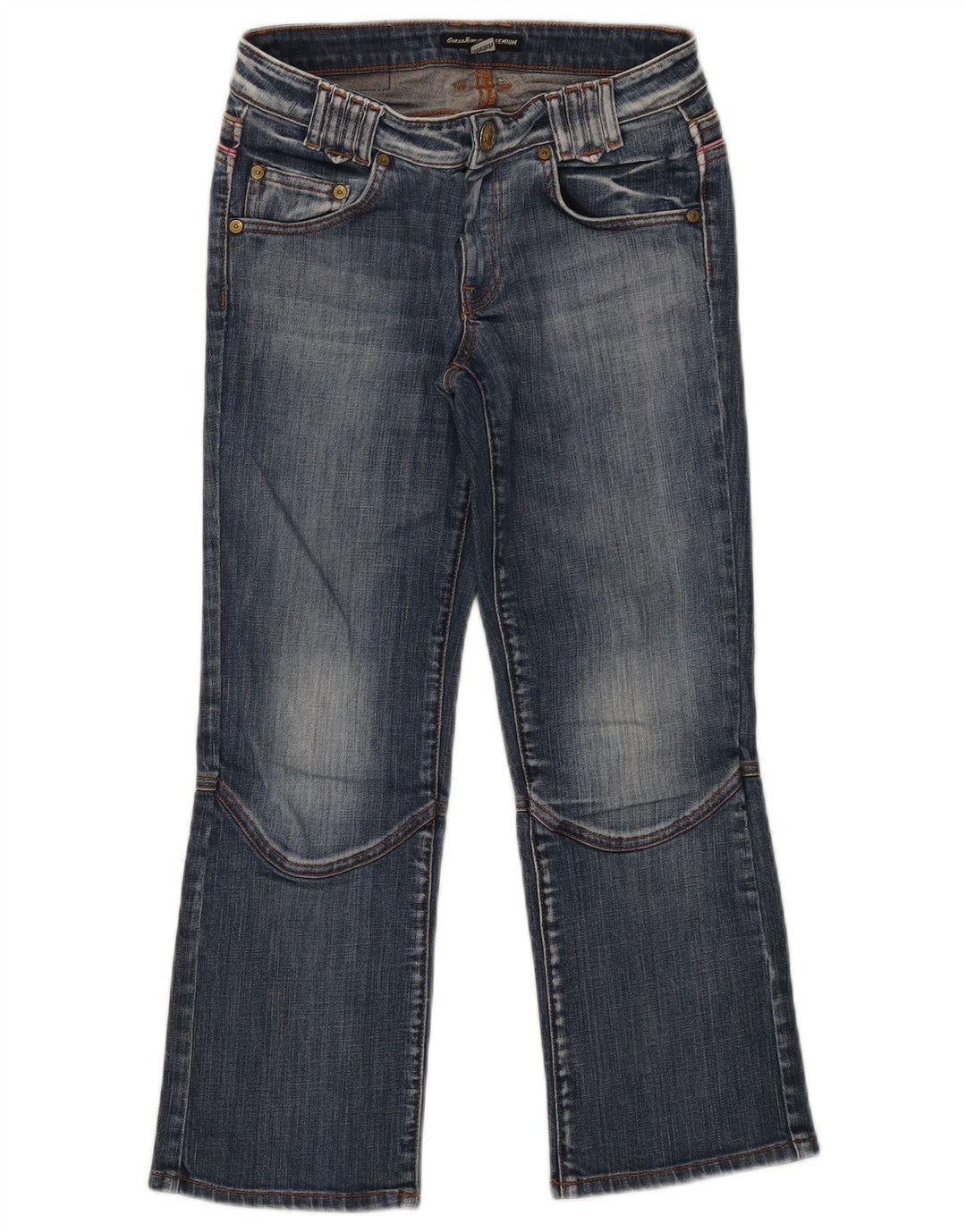 Guess Damskie Krótkie Jeansy W26 L24 Niebieskie Bawełniane
