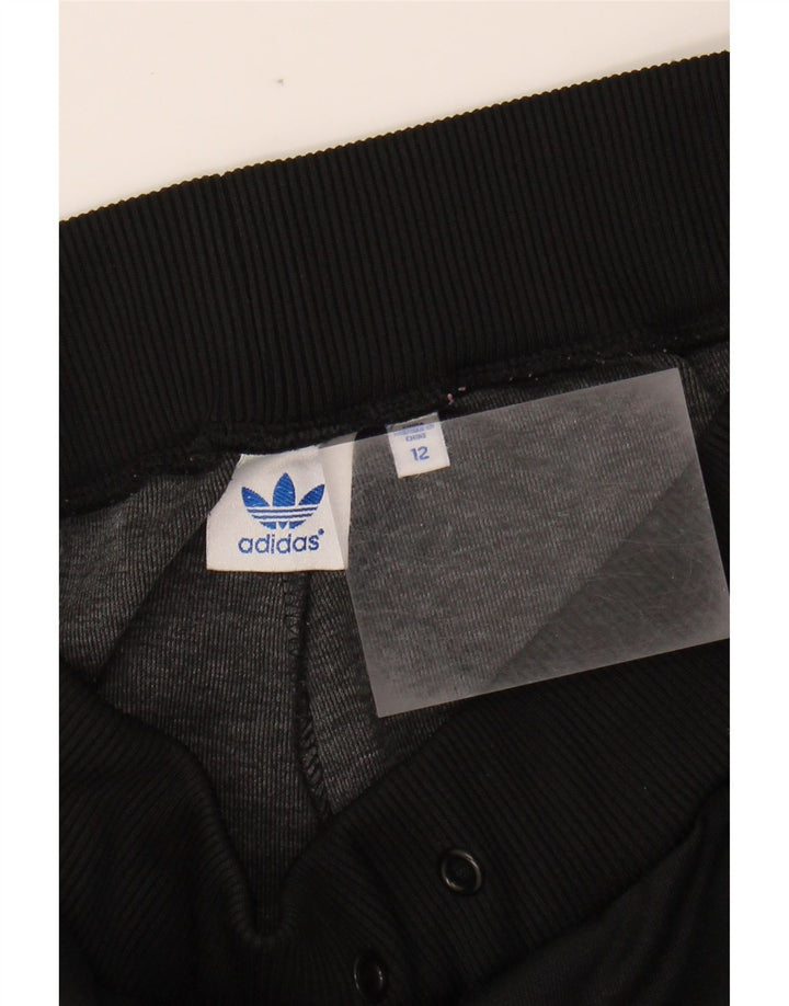 Damskie spodnie dresowe Adidas Joggers UK 12 Średni czarny poliester