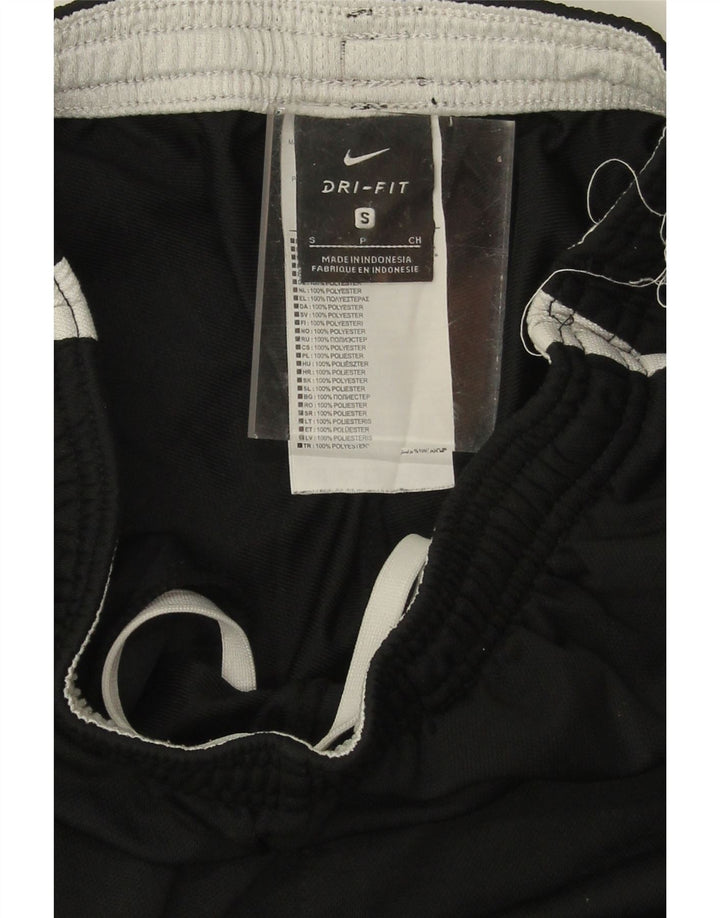 Męskie spodnie dresowe Nike Dri Fit, mały, czarny poliester z blokami kolorów