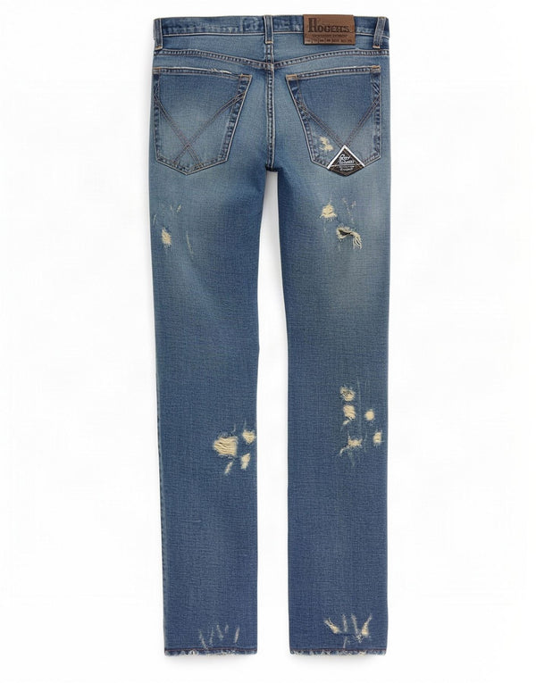 Damskie dżinsy Roy Rogers Bootcut W34 L32 Niebieskie bawełniane