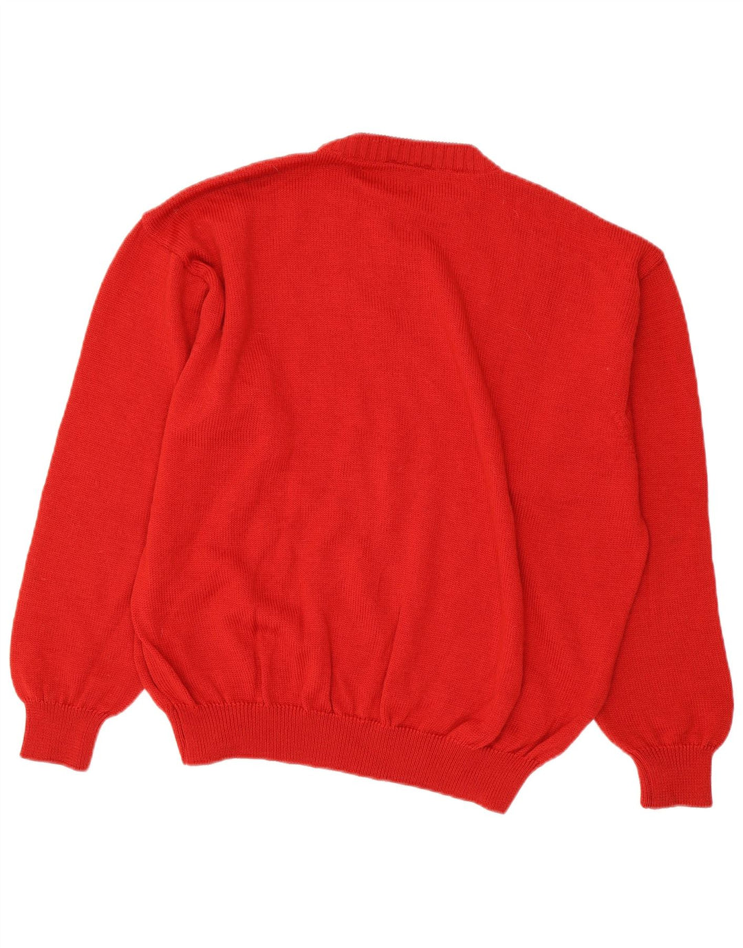 Męski sweter z wycięciem pod szyją Bizzarro IT 52 XL Czerwony Argyle/Diament