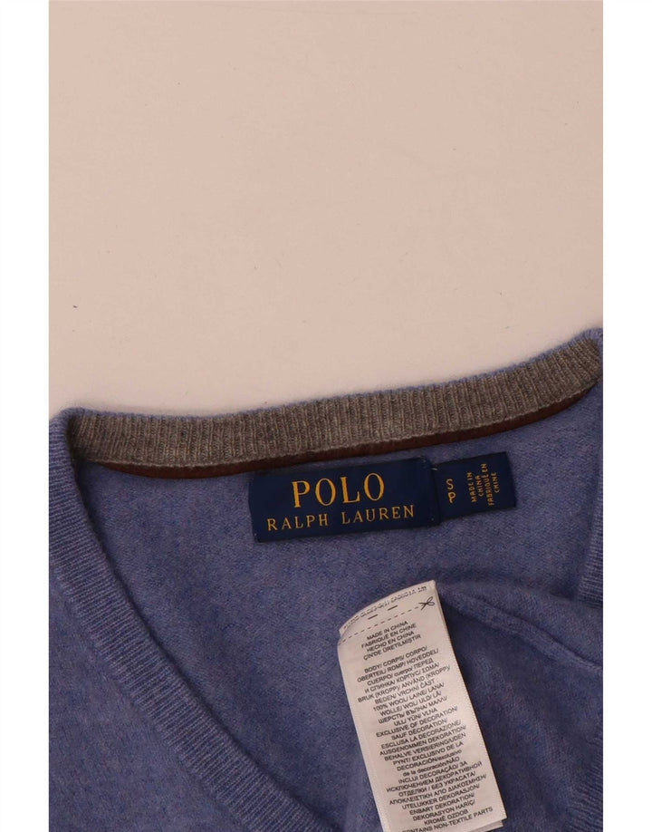 Sweter męski Polo Ralph Lauren, mały, niebieski, wełniany
