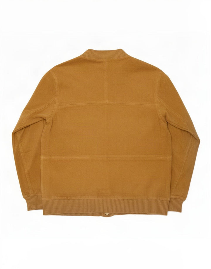 Vintage męska zamszowa kurtka bomber IT 48 średni brąz