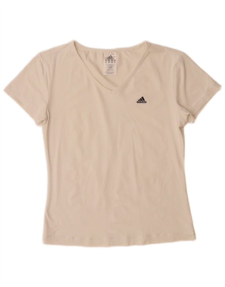 Damska koszulka Adidas Top UK 14 Medium Off White Poliamid