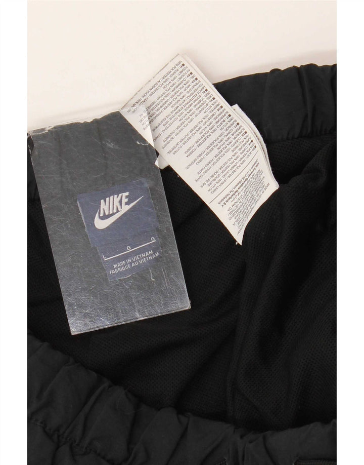 Męskie spodnie dresowe Nike, duże, czarne, poliestrowe