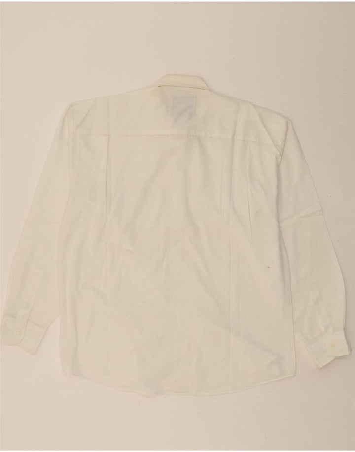 MARIO'S Mens Shirt XL White Vintage Mario's and Second-Hand Mario's from Messina Hembry 