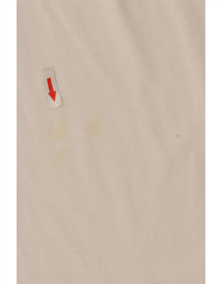 Męski T-shirt z grafiką Wrangler Top, średni, biały, bawełniany