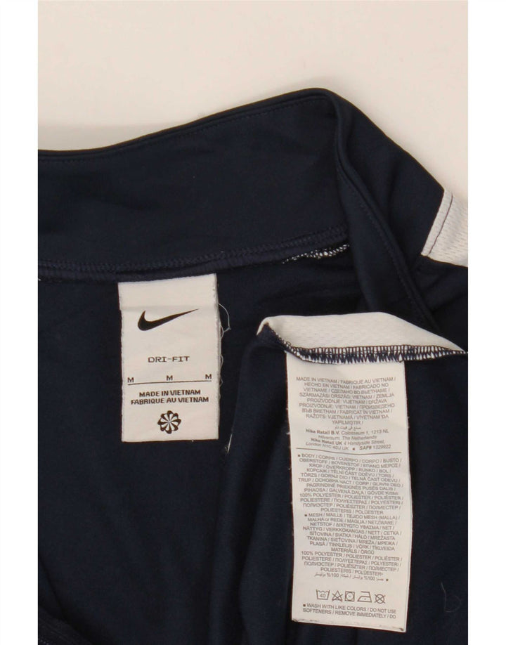 Męski dres Nike Dri Fit z pulowerem, średni granatowy kolor blokowy