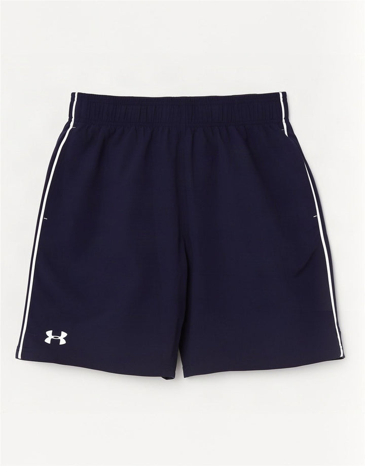 Męskie spodenki sportowe Under Armour, duże, granatowe, z poliestru