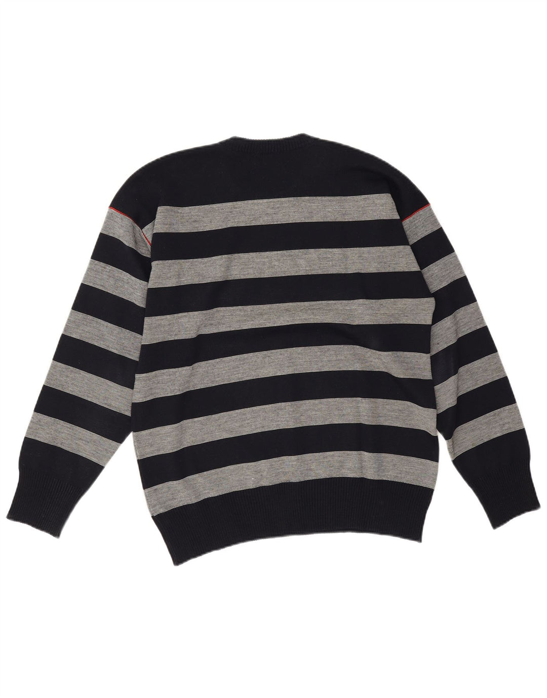 Męski sweter Paul & Shark z okrągłym dekoltem i średnim granatem w paski
