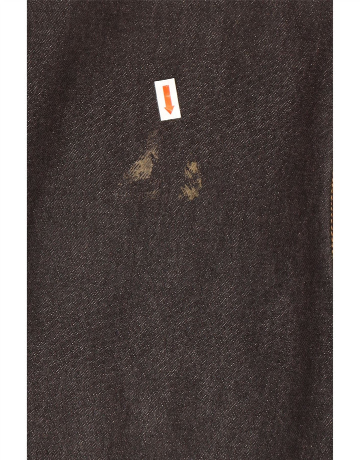 Męska kamizelka dżinsowa VINTAGE IT 52 XL, szara bawełna