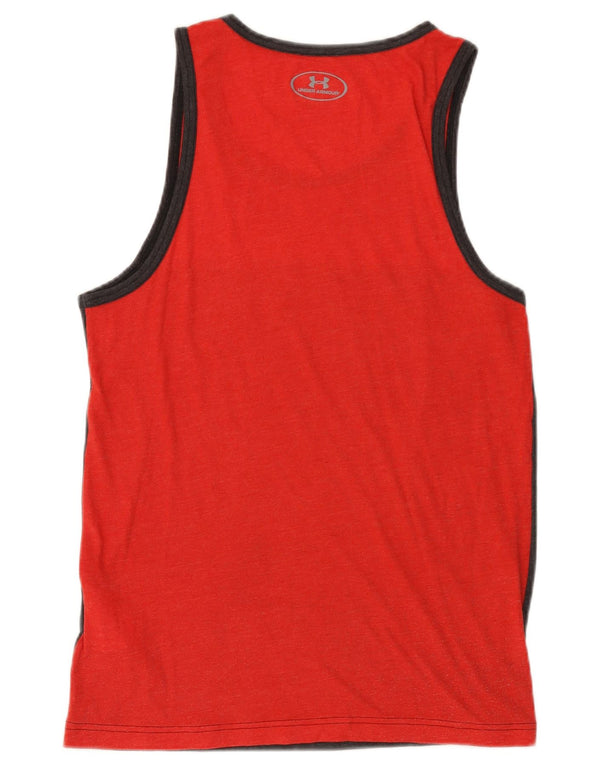 Męska kamizelka Under Armour Heat Gear, mała, czerwona, z blokami kolorów