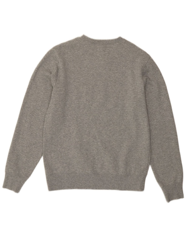 Męski sweter New Balance, średnioszary, bawełniany