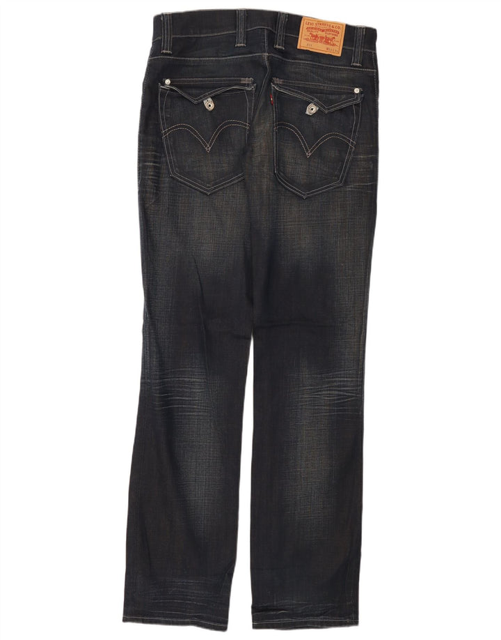 Męskie jeansy LEVI'S 511 Slim W33 L34 Granatowa bawełna