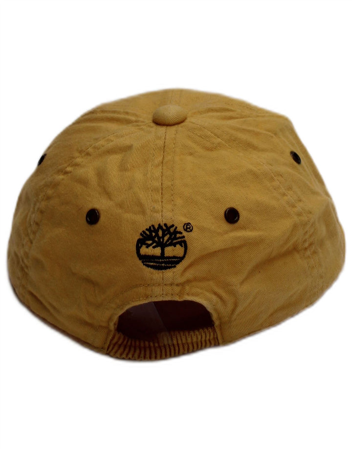 Chłopięca czapka z daszkiem Timberland z grafiką, 6-7 lat, żółta, bawełniana