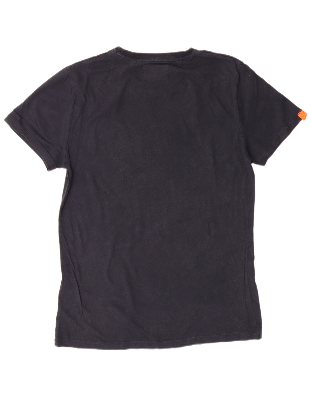 SUPERDRY Męski T-shirt Top Duży Czarny Bawełniany Klasyczny