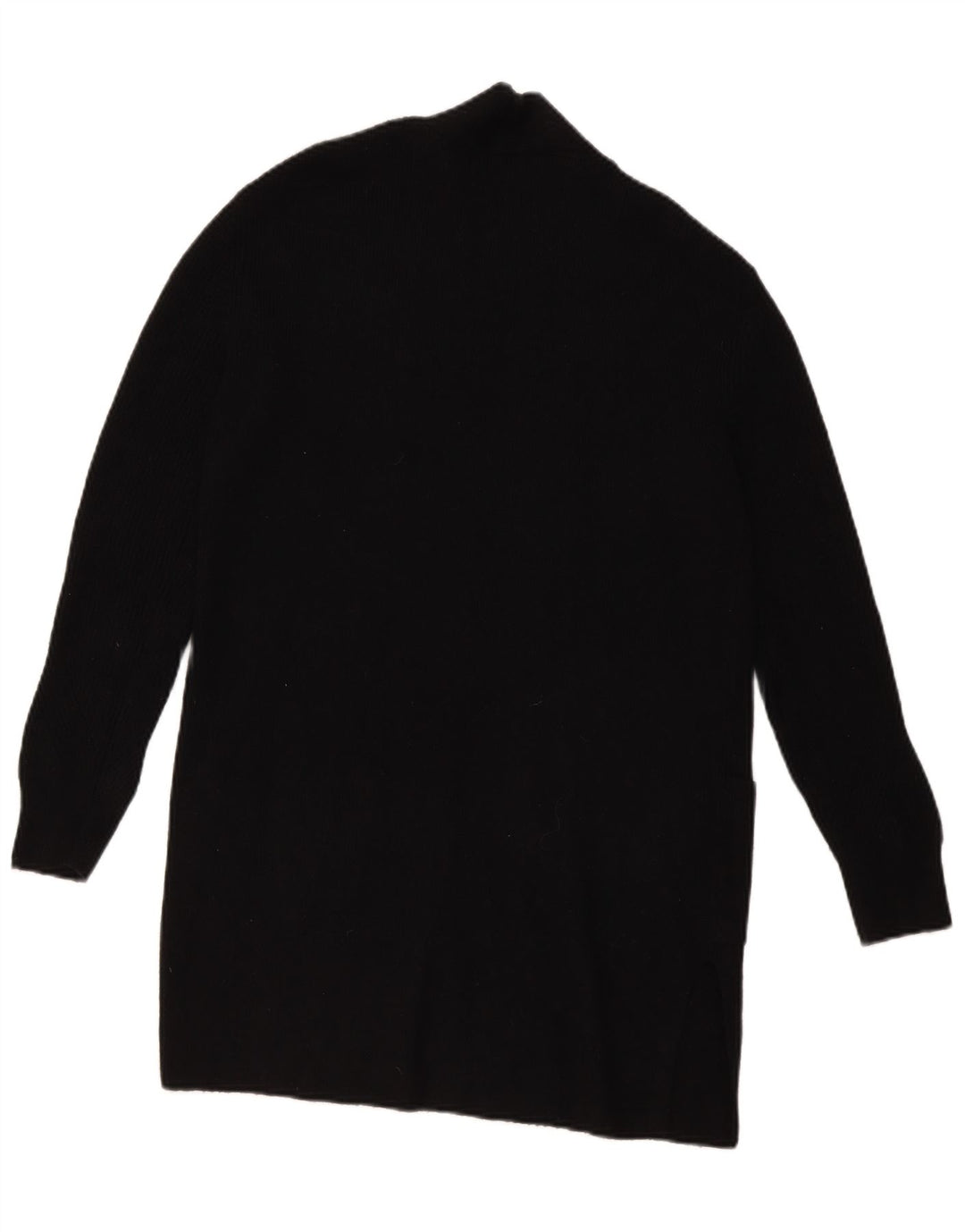 Marks & Spencer Damski sweter rozpinany o przedłużonym fasonie, UK 10, mały, czarny
