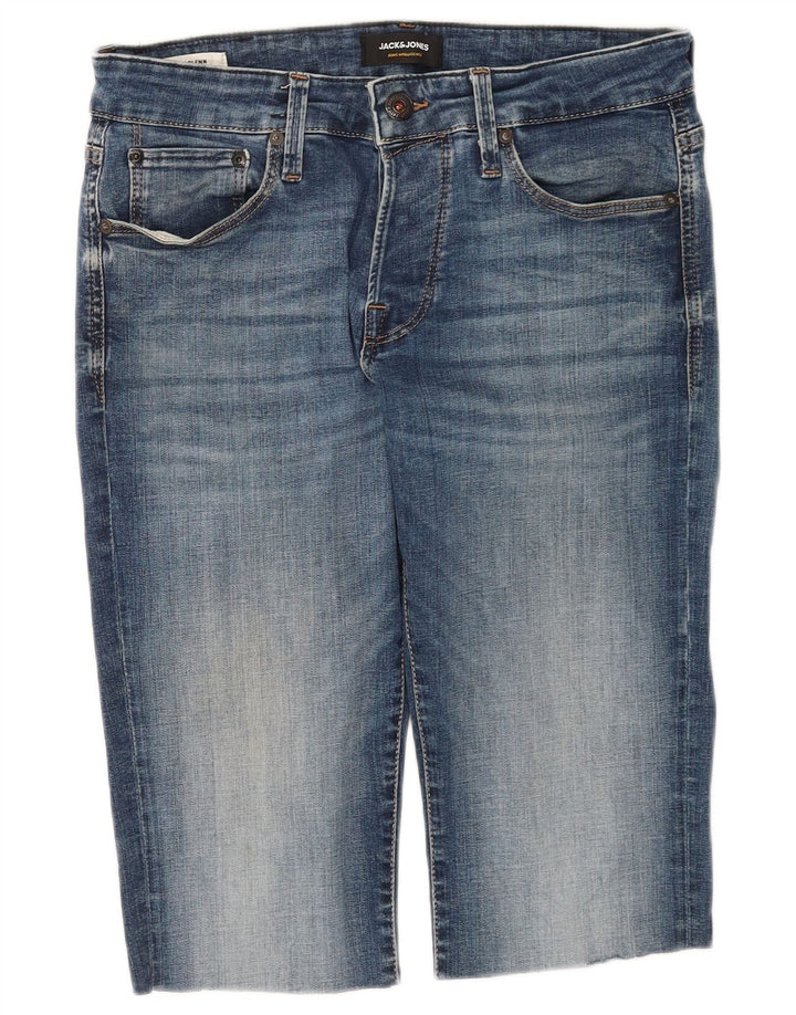 Męskie spodenki jeansowe Jack & Jones W31 Średnioniebieskie, bawełniane