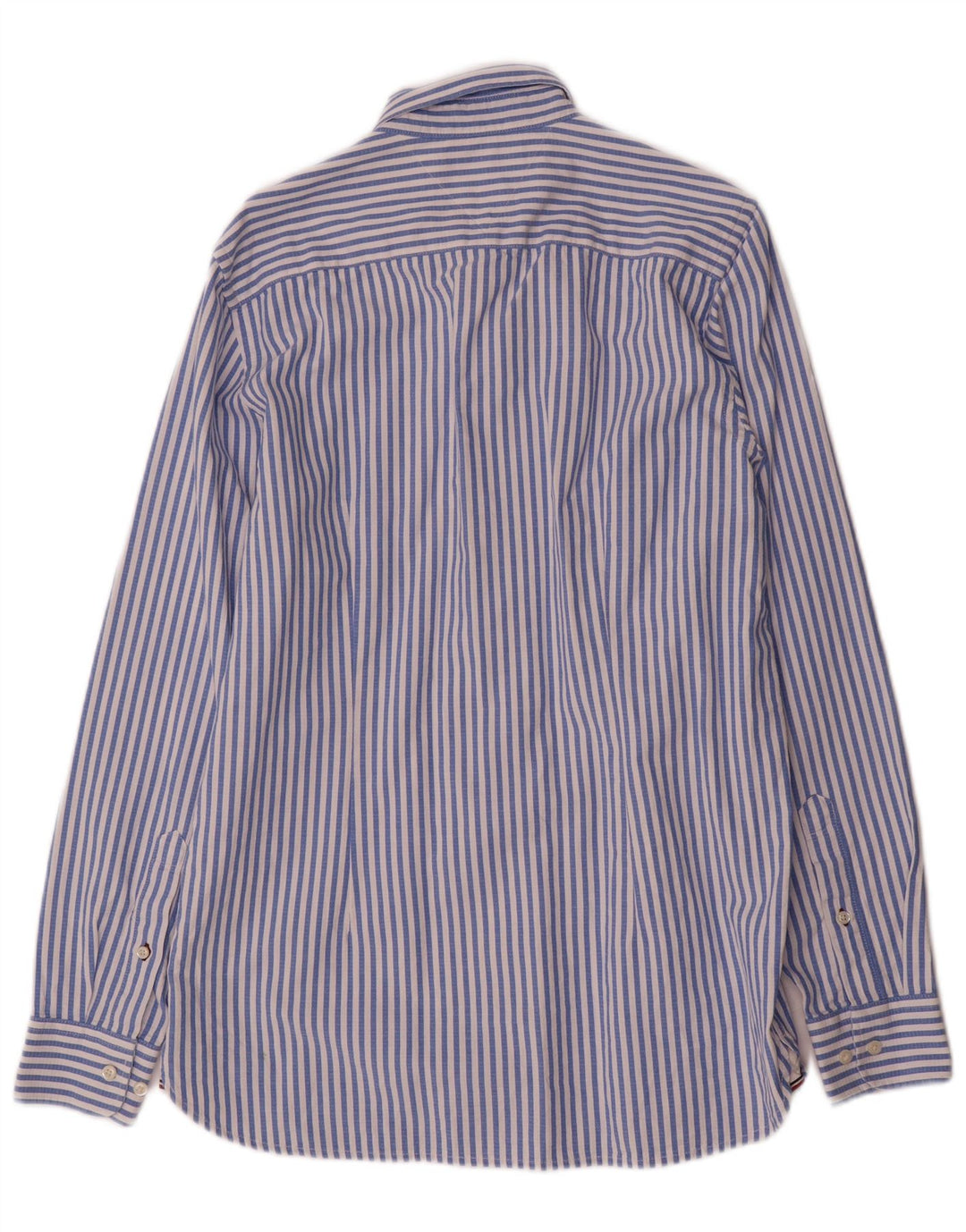Męska koszula slim fit Tommy Hilfiger w średnie niebieskie paski, bawełniana